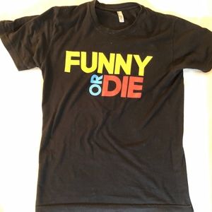 Funny Or Die Logo Medium M American Apparel Shirt